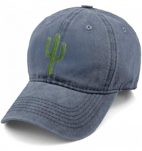 Baseball Caps Arizona Saguaro Cactus Classic Vintage Jeans Baseball Cap Adjustable Dad Hat for Women and Men - Navy - CV18OR2...