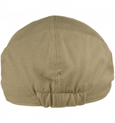 Sun Hats Men's 100% Cotton Duck Bill Flat Golf Ivy Driver Visor Sun Cap Hat - Gray - CH11KZ6SL8T $8.68