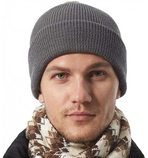 Skullies & Beanies Beanie Hat Warm Soft Winter Ski Knit Skull Cap for Men Women - Tc1wcdb-gray - CS18L8HKXS0 $9.50