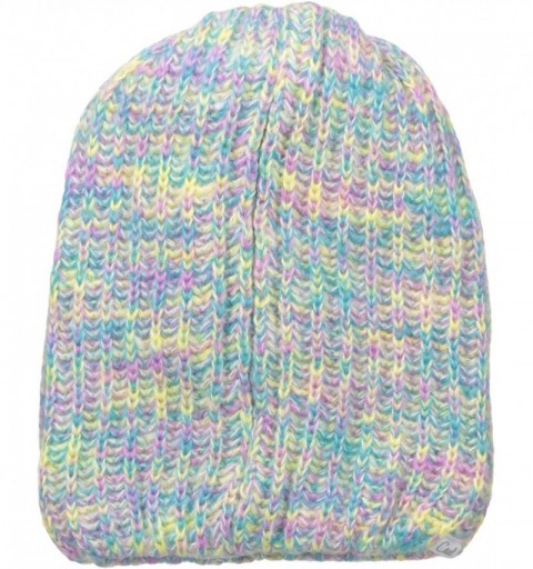 Skullies & Beanies Women's The Coco Oversized Rib Knit Beanie Hat - Confetti - CT12B0ADNBH $23.89