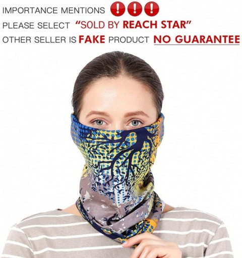 Balaclavas Summer Balaclava Womens Neck Gaiter Cooling Face Cover Scarf for EDC Festival Rave Outdoor - Br37 - C7198UACERU $9.95