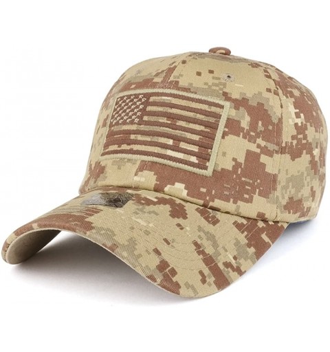 Baseball Caps USA American Flag Embroidered Adjustable Cotton Cap - Ddg - CD182GKEK47 $14.80