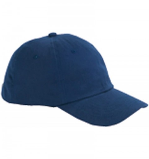 Baseball Caps Youth 6-Panel Brushed Twill Unstructured Cap - WHITE - OS - Royal - C711M9BDXTZ $10.20