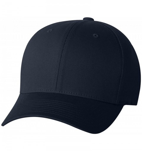 Baseball Caps 3-Pack Premium Original V Cotton Twill Fitted Hat 5001 - Navy - CF127J95XSP $32.36