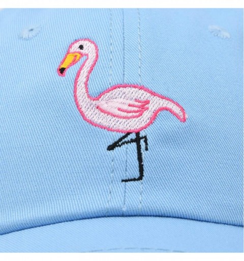 Baseball Caps Flamingo Hat Women's Baseball Cap - Light Blue - CO18M63Z30Z $12.67