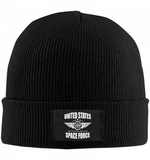 Skullies & Beanies United States USSF Make The Galaxy Great Again Space Force Knitted Beanie Hat - CG192S4MT3T $16.14