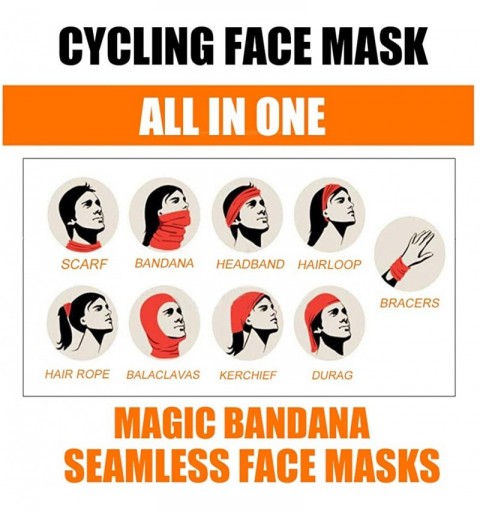 Balaclavas Cooling Neck Gaiter Face Mask for Men Women Outdoor - Camouflage Bandana Dust Wind Balaclava Headwear - CE197SHK8A...