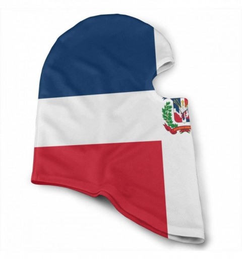 Balaclavas Flag of The Dominican Republic Unisex Outdoor Mask Neck Scarf Balaclava Headgear Face Mask - CX18K57SDKX $13.17