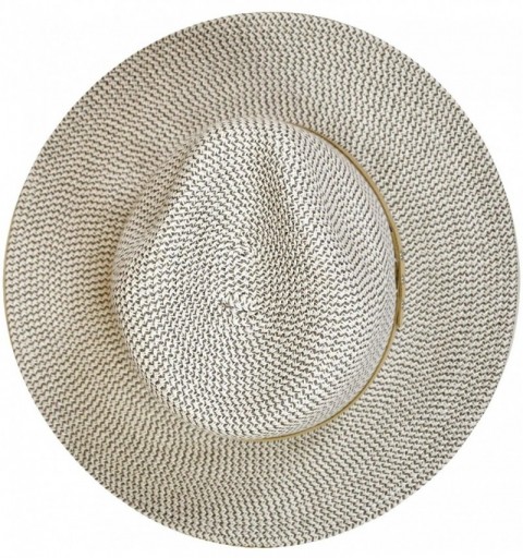 Fedoras Teardrop Dent Braided Trim Casual Panama Fedora Sun Hat - Suede Beige Band - C8195LXURWK $14.10