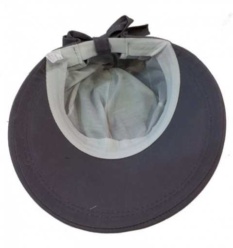 Sun Hats Ladies Women Fashion Large Visor Wide Brim Sun Uv Protect 100% Cotton Cover Hat - Pink - CJ1227QA4H9 $12.25