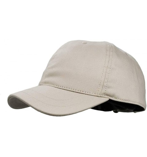 Baseball Caps Short Bill Baseball Cap Plain Hiphop Dad Hat Cooling Trucker Hat - Rd02-beige - CF196R9UMC3 $12.50