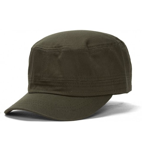 Newsboy Caps Grenadier Basic GI Cap - Olive - CN11UR9P26X $7.54