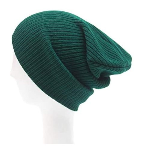 Skullies & Beanies Fashion Men Women Handmade Beanie Knit Ski Cap Unisex Hip-Hop Winter Warm Wool Hat Solid Color Headdress -...