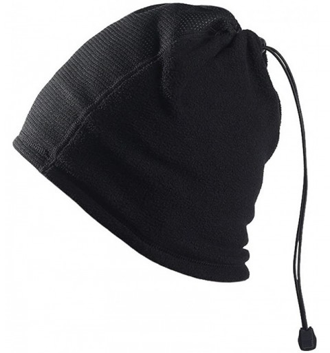 Balaclavas Balaclave Fleece Windproof Ski Mask Face Mask Tactical Hood Neck Warmer - Black Neck Warmer-lengthen & Thick - CL1...