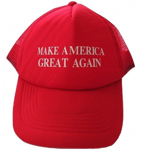 Baseball Caps Make America Great Again Trump MAGA Baseball Cap Trucker Hat Mesh Back - Red Mesh - CD18GS4KYZ4 $7.71
