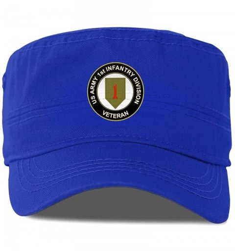 Baseball Caps US Army Veteran 1st Infantry Division Man's Classics Cap Women's Fashion Hat Chapeau - Blue - CV18AK5HT3S $18.03