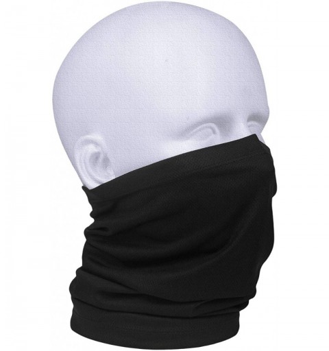 Balaclavas Summer Face Scarf Neck Gaiter Windproof Anti-dust Mask - Black - CT18S6N6TCY $10.16