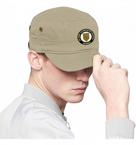 Baseball Caps US Army Veteran 1st Infantry Division Man's Classics Cap Women's Fashion Hat Chapeau - Natural - CK18AK5RWGC $1...