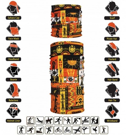 Headbands Multi Purpose Balaclava Motorcycling Activities - 9PCS.Color Abstract - CN18TUOQ5OS $14.64