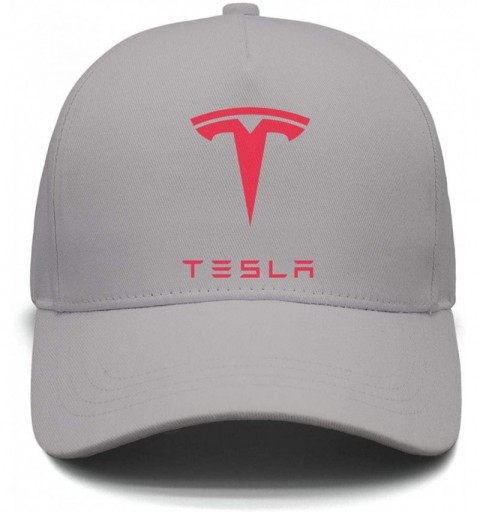 Baseball Caps Classic Tesla Car Baseball Hat for Mens Womens Trucker Cap - Tesla-25 - CO18LG9DOZ3 $22.11