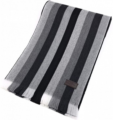 Newsboy Caps Men's Herringbone Vertical Stripe - Black and Grey Multi Stripe - C518OENOZM2 $27.30