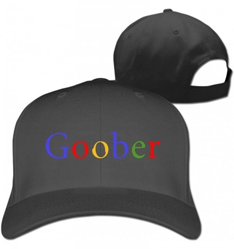 Skullies & Beanies Funny Design Goober Search Designer Trucker Cap Peaked Hat Unisex Baseball Hats - Black - CP18G94SY96 $16.77