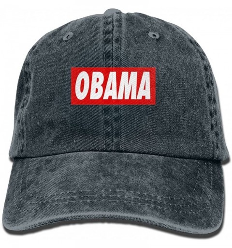 Baseball Caps I Miss Obama Denim Hat Adjustable Unisex Classic Baseball - Navy - CD18DW8N3K9 $16.74