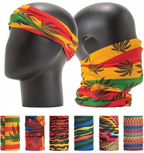 Headbands Pattern Headwear Headband Bandana - Super Vivid No.1- 6pcs total - C618M5MLIR8 $27.10