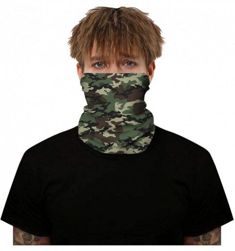Balaclavas Face Bandanas for Sports- Outdoors- Sport Headband Neck Gaiter - Army Camouflage Series - C7198E6CLIA $19.75