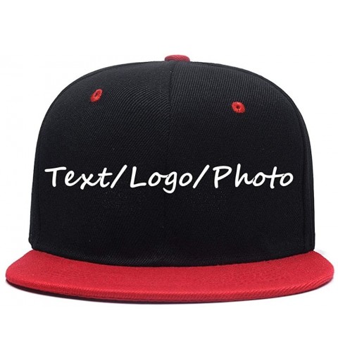 Baseball Caps Snapback Personalized Outdoors Picture Baseball - Red 2 - CF18I8ZTQR7 $9.77