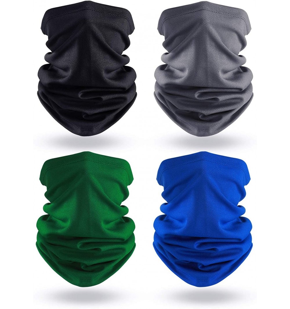 Balaclavas Summer UV Protection Face Covers Neck Gaiter Breathable Summer Bandana - Black- Dark Grey- Royal Blue- Dark Green ...