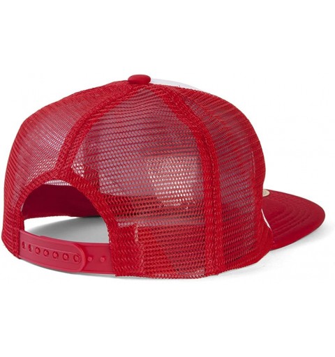 Sun Hats Cali Script Trucker Hat - White/Red - CJ184TGT885 $14.88
