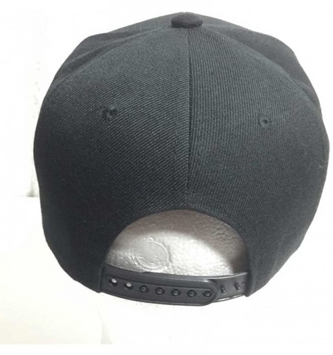 Baseball Caps Classic Paisley Bandana Print Flat Bill Cap Hat Snapback - Black - C61292TLHM1 $18.83