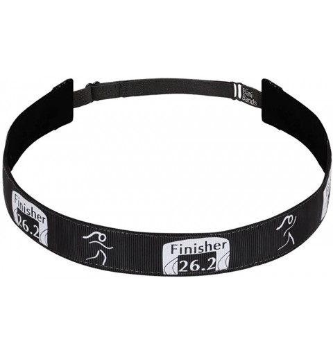 Headbands Non Slip Headbands for Girls - BaniBands Sports Headband - No Slip Band Design - Marathon-black - CS17XXGCWC8 $8.69