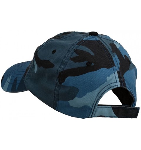 Baseball Caps Vietnam Veteran Embroidered Enzyme Washed Cap - Sky - CX11P5I890H $21.18