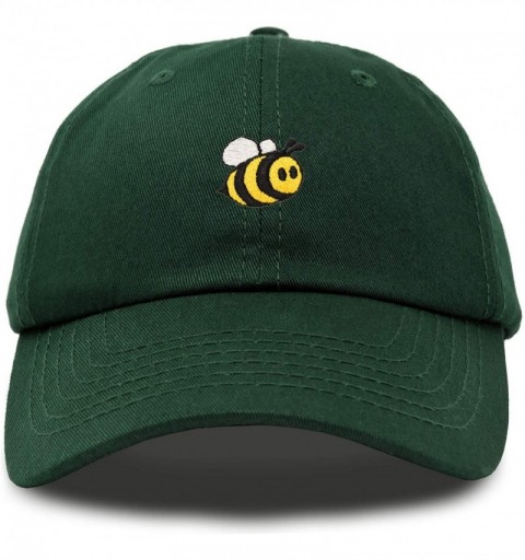 Baseball Caps Bumble Bee Baseball Cap Dad Hat Embroidered Womens Girls - Dark Green - C418W60YGMI $23.49