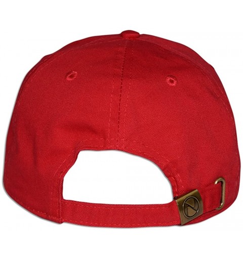 Baseball Caps Hustle Hard Cap Hat Dad Fashion Baseball Adjustable Polo Style Unconstructed New - Red - CV182GDEU4L $14.75