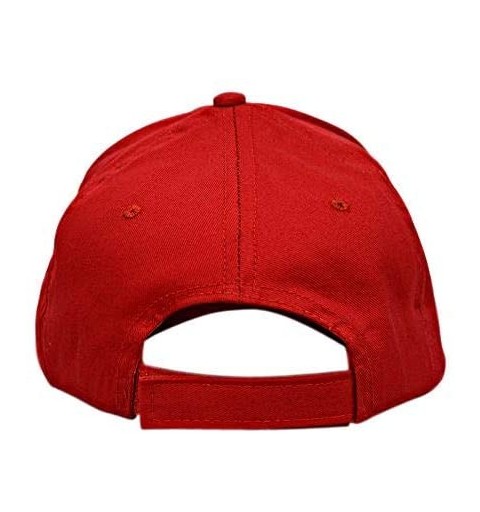Baseball Caps Cotton Baseball Cap Make America Great Again Trump Hat Adjustable - Red Two Pieces - CW18OTLM954 $9.43