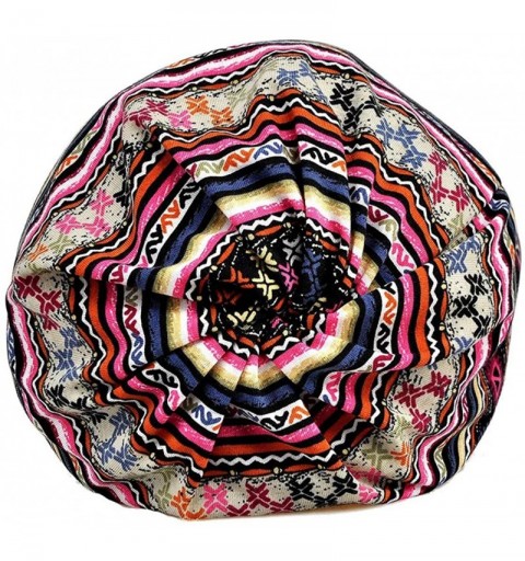 Skullies & Beanies Chemo Cancer Sleep Scarf Hat Cap Cotton Beanie Lace Flower Printed Hair Cover Wrap Turban Headwear - CI196...