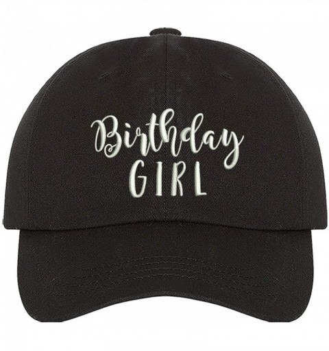 Baseball Caps Birthday Girl Dad Hat - Baseball Cap - Black - CS18NYSAQZ0 $14.94