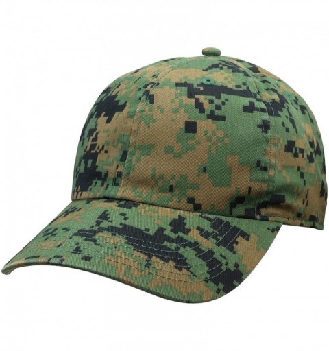 Baseball Caps Classic Baseball Cap Dad Hat 100% Cotton Soft Adjustable Size - Forest Digital Camouflage - C318WM6UDEH $11.01