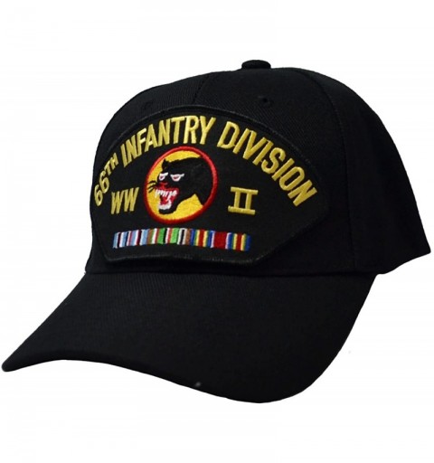 Baseball Caps 66th Infantry Division World War II Veteran Cap Black - CN126ZO52B3 $30.61