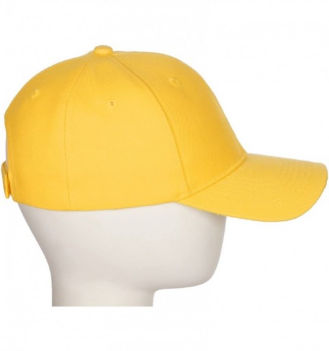 Baseball Caps Classic Baseball Hat Custom A to Z Initial Team Letter- Yellow Cap White Black - Letter D - CX18IDTZH07 $9.68