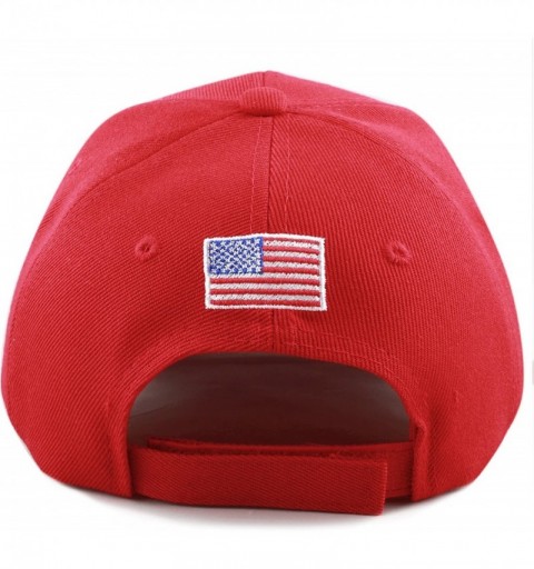 Baseball Caps Original Exclusive Donald Trump 2020" Keep America Great/Make America Great Again 3D Cap - 2. Red-flag - CM18DW...
