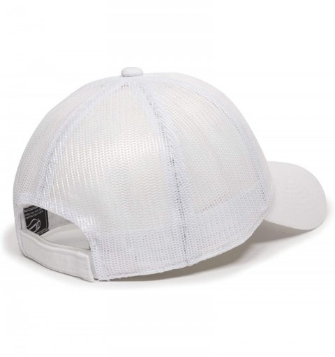Baseball Caps Garment Washed Meshback Cap - White - C0183G8SLWG $14.90
