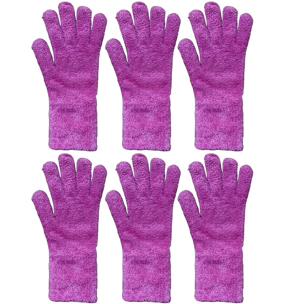 Skullies & Beanies Winter Beanies & Gloves For Men & Women- Warm Thermal Cold Resistant Bulk Packs - 6 Pack Assorted C - C718...