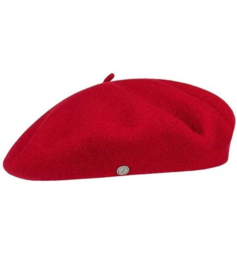 Berets Heritage Classiques Authentique Traditional French Wool Beret - Red - C818SKQ4HTN $39.22