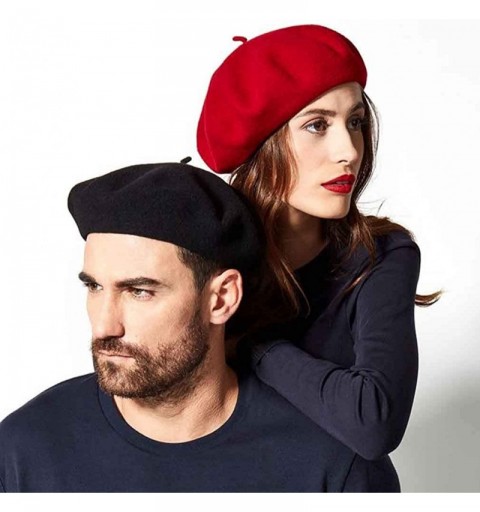 Berets Heritage Classiques Authentique Traditional French Wool Beret - Savane - CB18AD6TX6H $43.19
