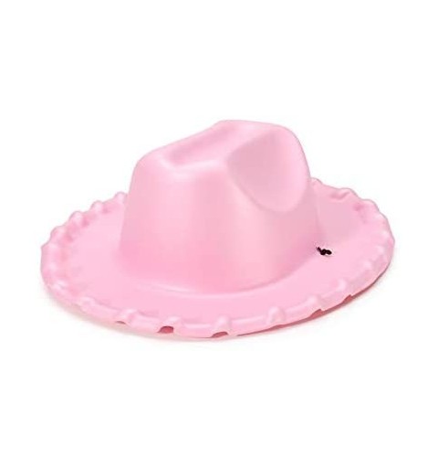 Cowboy Hats Dress Foamies Pink Cowboy Hat - Multi-colored - C2111YBXM7J $7.49