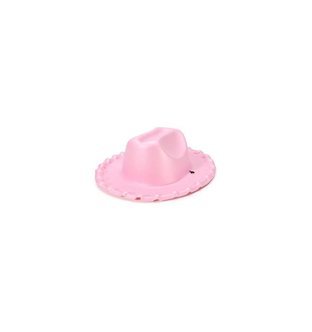 Cowboy Hats Dress Foamies Pink Cowboy Hat - Multi-colored - C2111YBXM7J $7.49